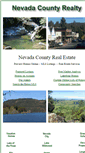 Mobile Screenshot of nevadacountyrealty.com